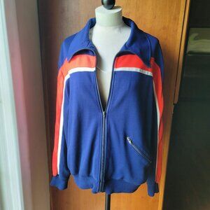 Vintage 70s White Stag Actionsports Blue Tracksuit Jacket Mr Roper Retro Activew